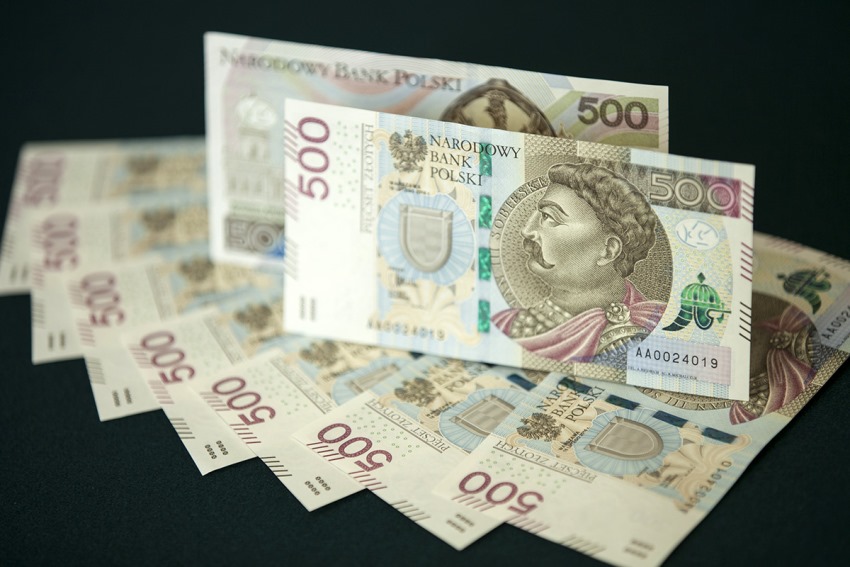 500 zł banknot – najwyższy nominał polskiej waluty