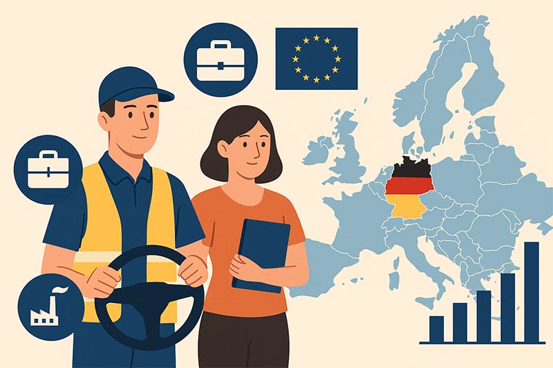 Скільки поляків працює в Німеччині