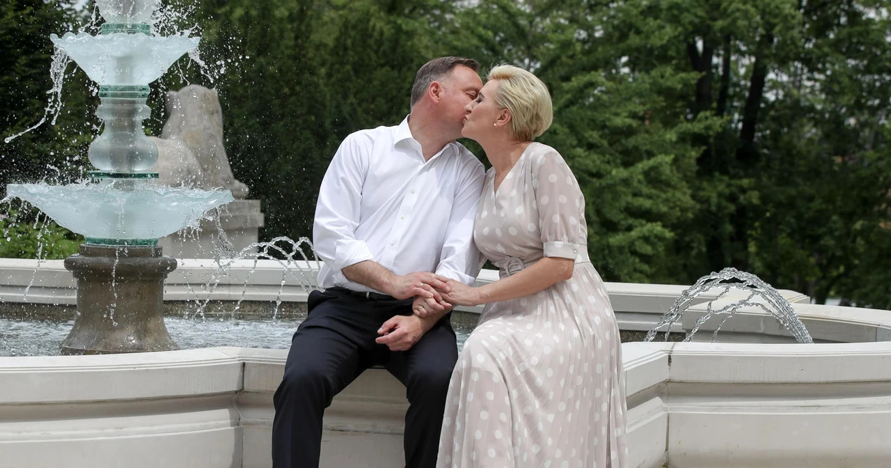 Andrzej Duda z żoną